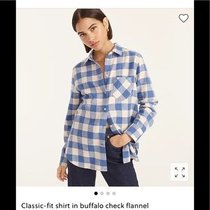 JCrew Classic Fit Shirt in Buffalo Flannel